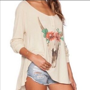 Wildfox long sleeve top
